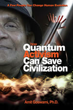 Book Cover Quantum Activism Can Save Civilization. 