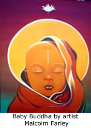Baby Buddha by artist Malcolm Farley
