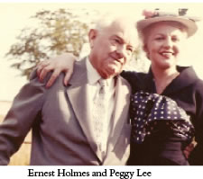 Peggy Lee and Ernest Holmes
