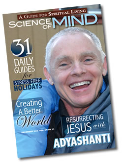 Science of Mind Magazine Cover December 2014