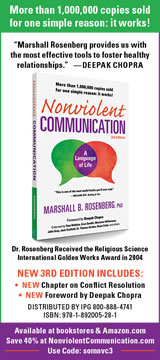 Ad for book Nonviolent Communication