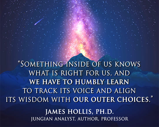 Quote from James Hollis, PH.D.