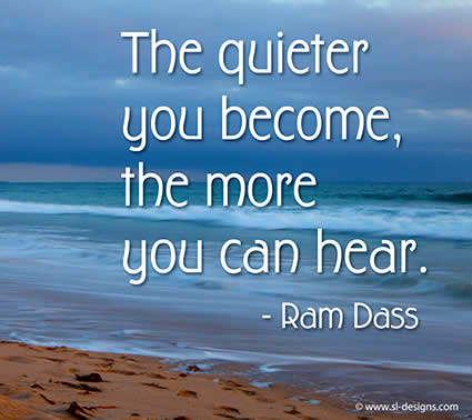 A quote by Ram Dass.