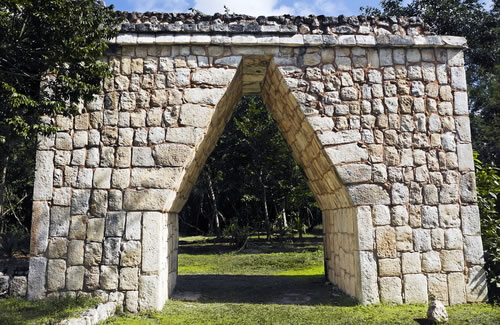 the gate to Chichen Itza.