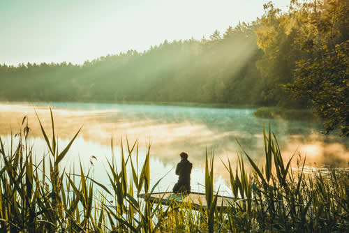 Man Meditating