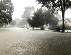 Hurricane Harvey in Spring TX