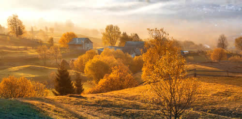 autumn pastoral scene