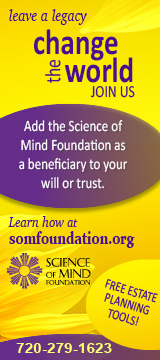 Science of Mind Foundation Ad.