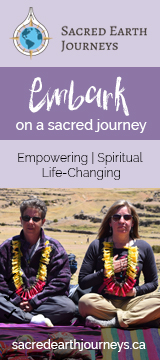 Sacred Earth Journeys Ad.