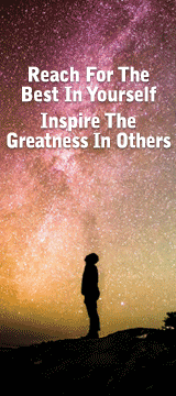 Reach for the best in yourself and inpspire greatness in others Ad.