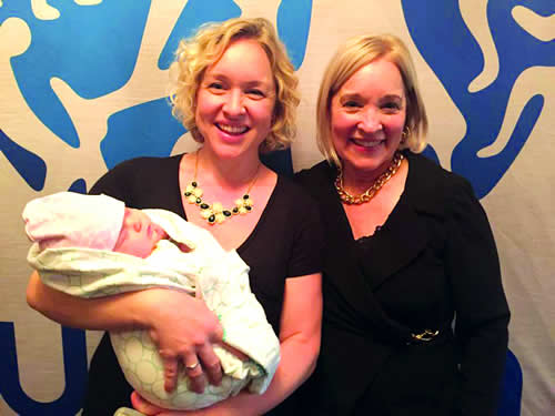 Northrup with her daughter and granddaughter.