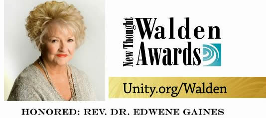 Walden Awards Honerid Rev. Dr. Edwene Gaines