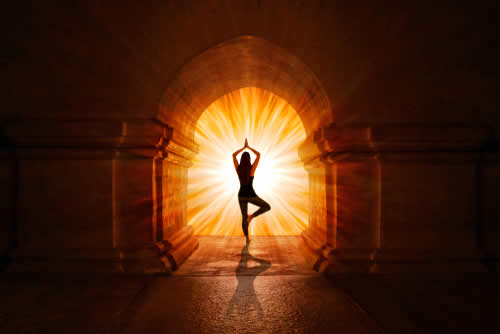 Woman in doorway