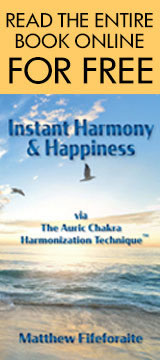 Instant Harmony & Happiness book ad.