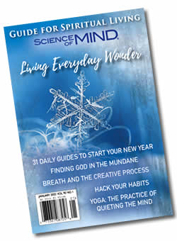 January 2022 Cover Science of  Mind Magazine
