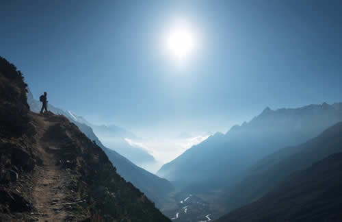 Mountain hiker