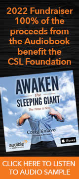 Awaken the Sleeping Giant Book ad.