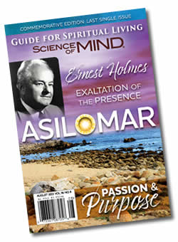 Ausust 2023  Cover Science of  Mind Magazine