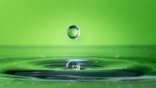 A water droplet